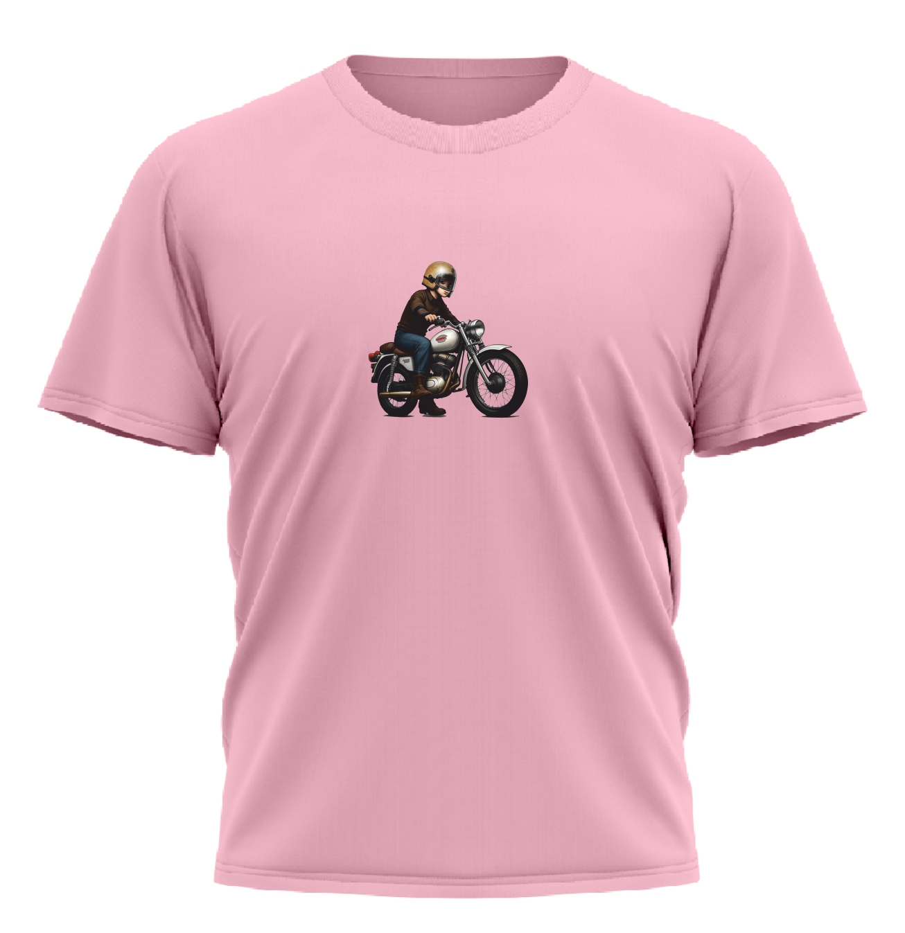 Dětské tričko s potiskem holčičky na moto
